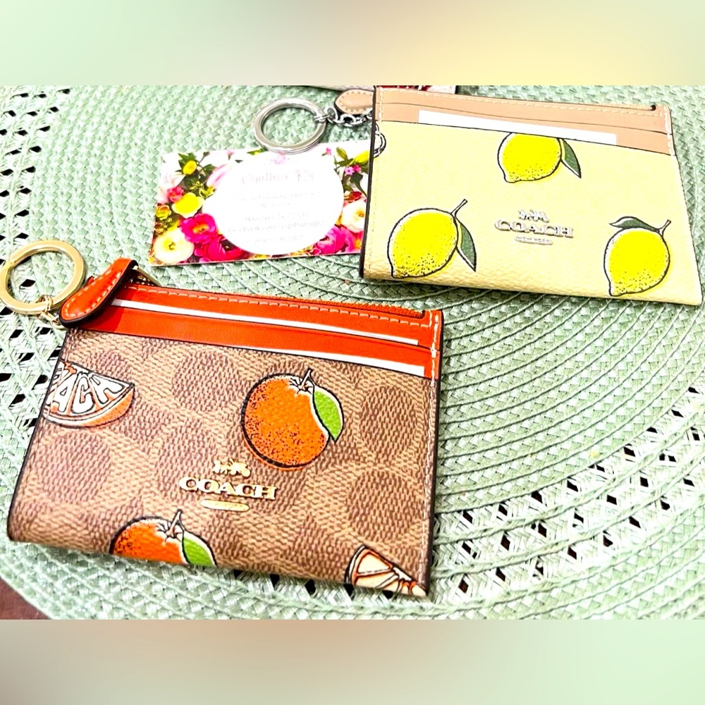 🍋Mini Skinny Id Case COACH🍊